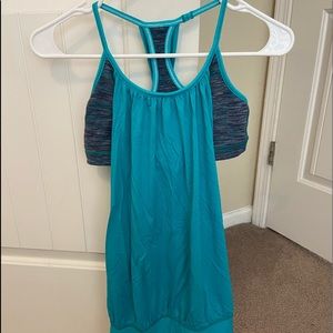 Lululemon No Limits Built in Bra Tank Top